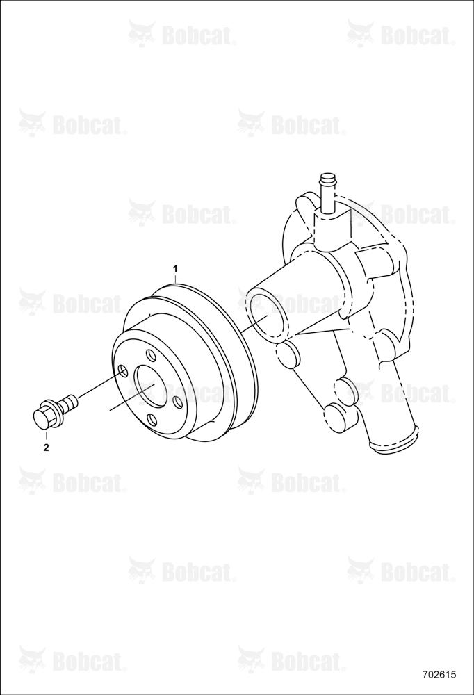 ENGINE, Water Pump Pully