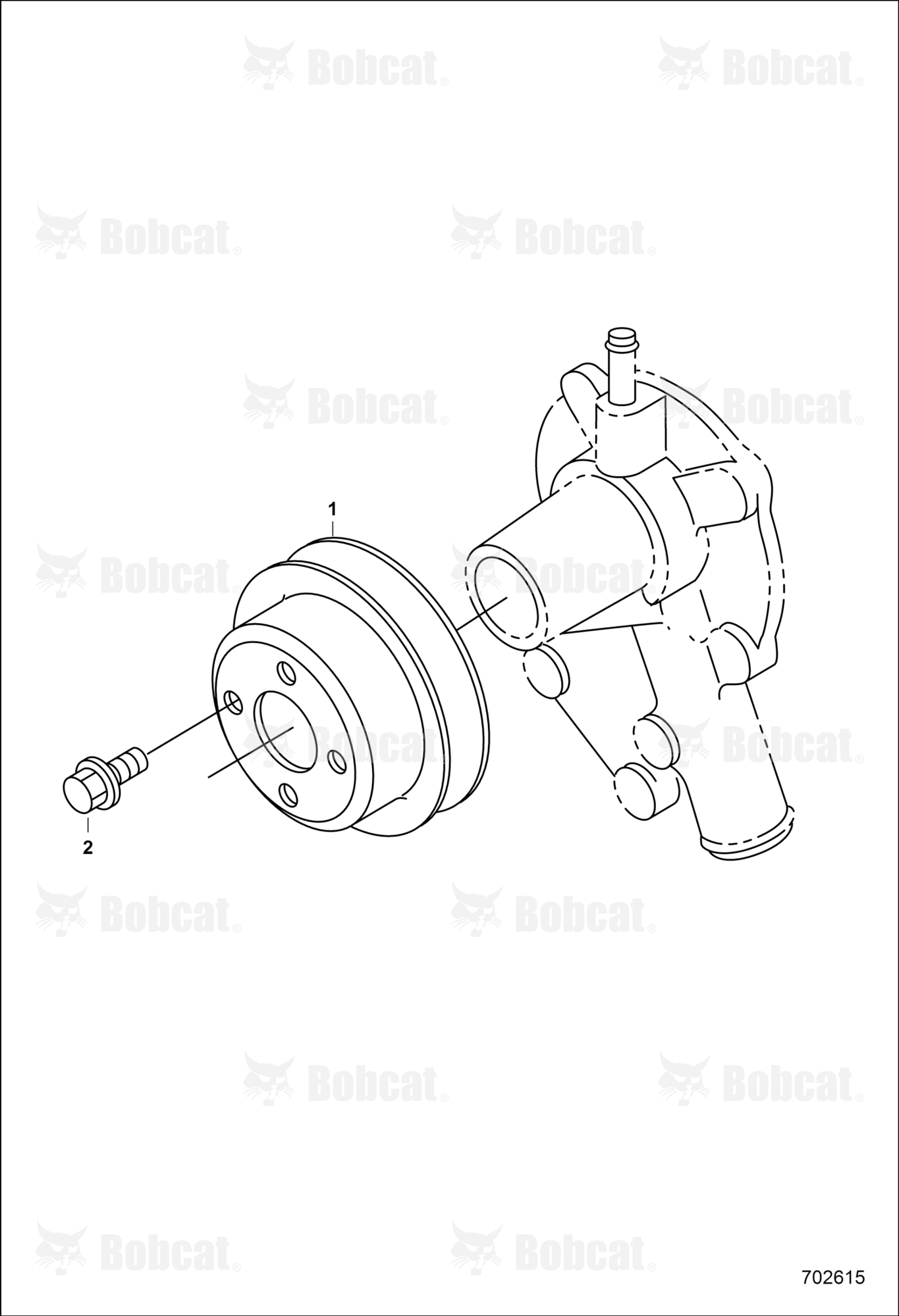 ENGINE, Water Pump Pully
