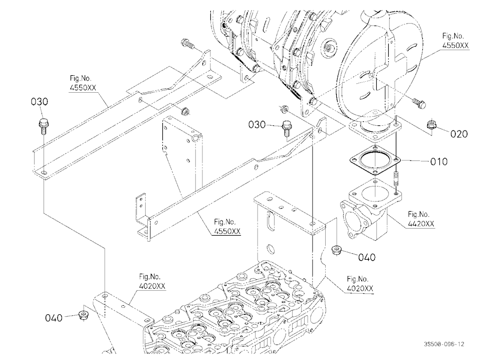 Diesel Particulate Filter Muffler Bracket