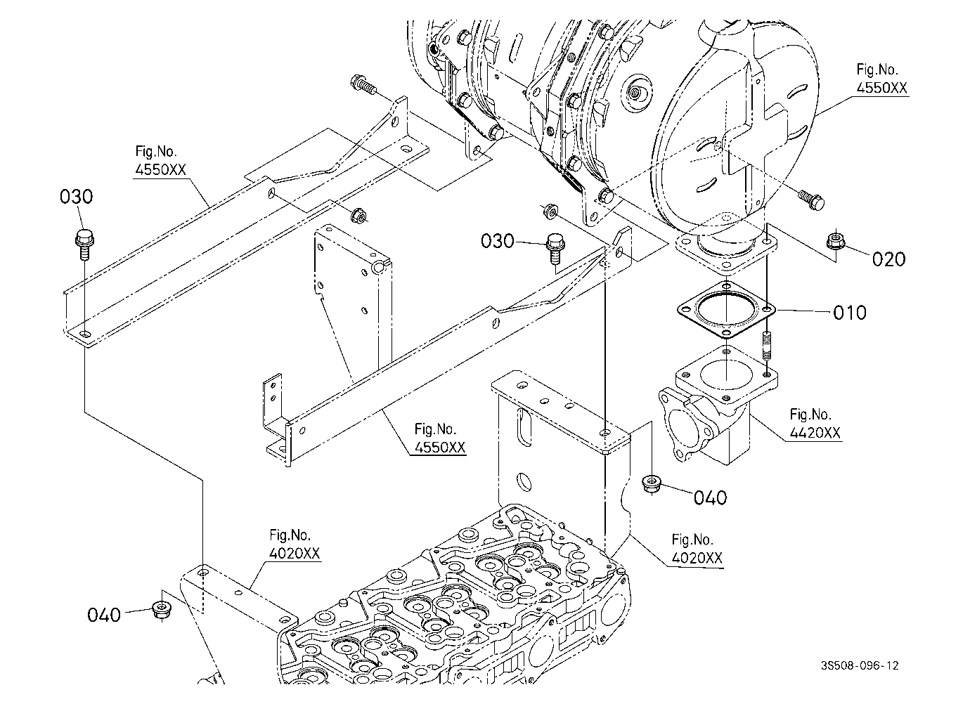 Diesel Particulate Filter Muffler Bracket