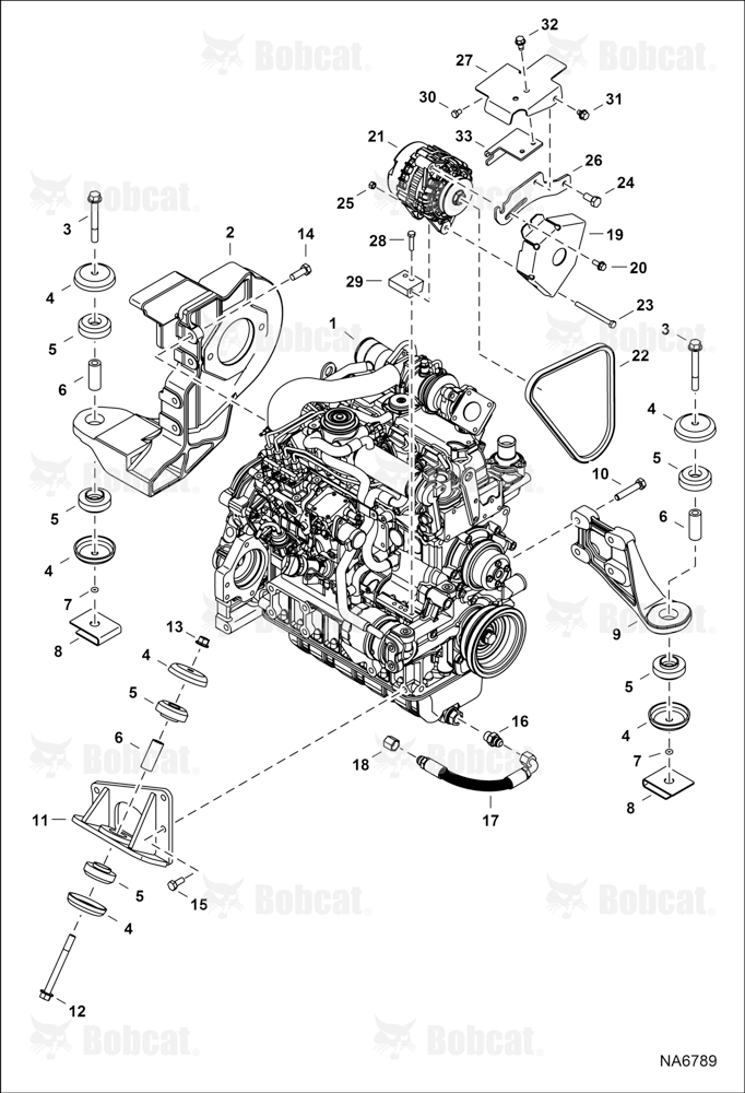Engine & Attaching Parts (Engine Mounts)
