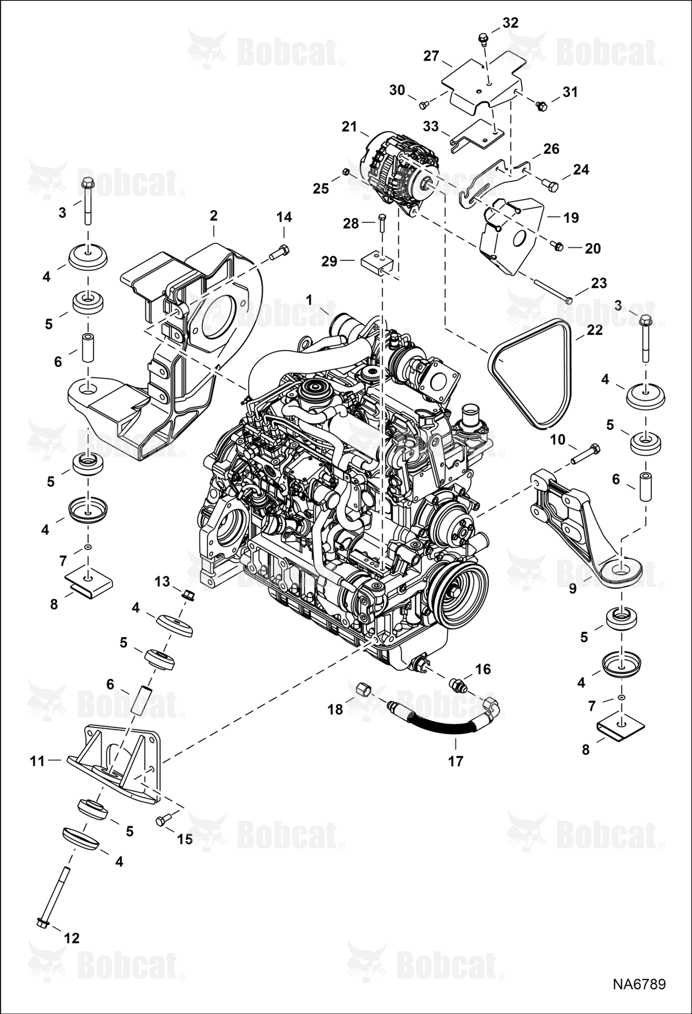 Engine & Attaching Parts (Engine Mounts)