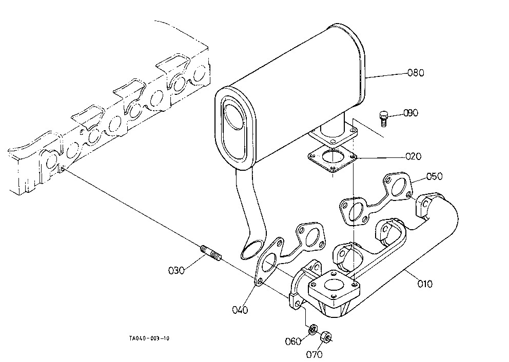 Exhaust Manifold And Muffler