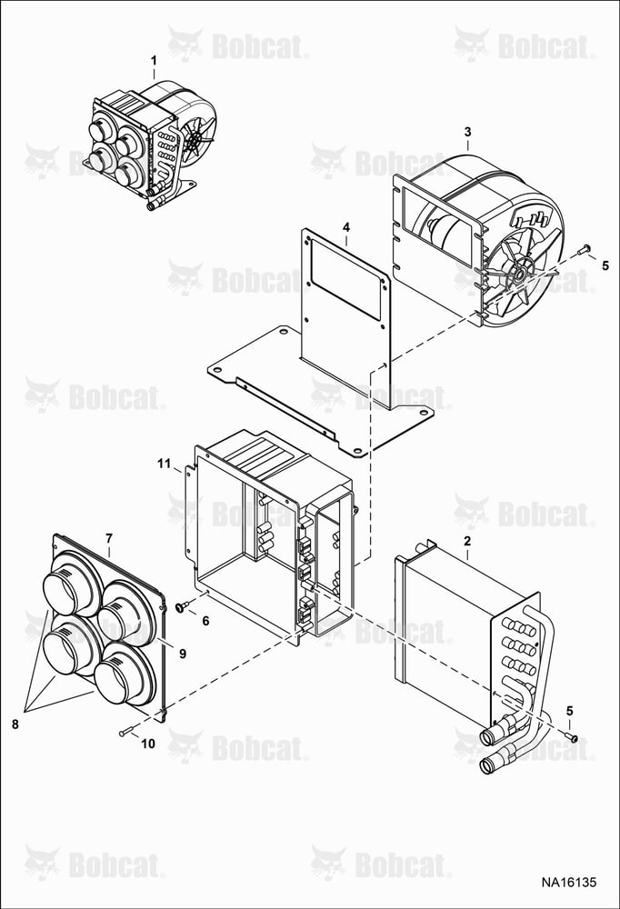 Heating & Cooling (Heater) B41911051 & Above