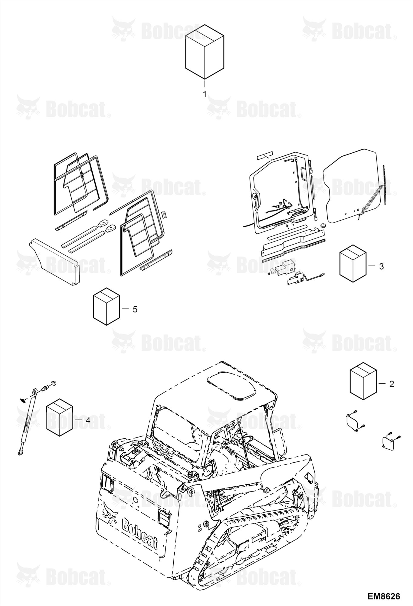 CAB Enclosure Kit (Standard)  AE0H11001 & Above