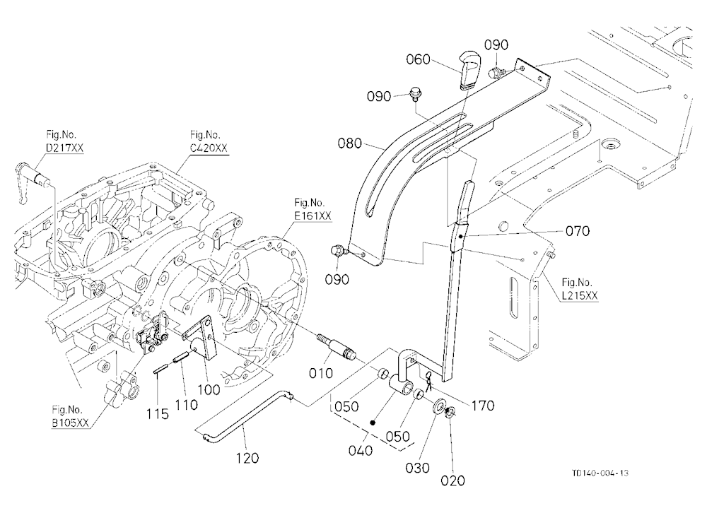 Front Wheel Drive Lever