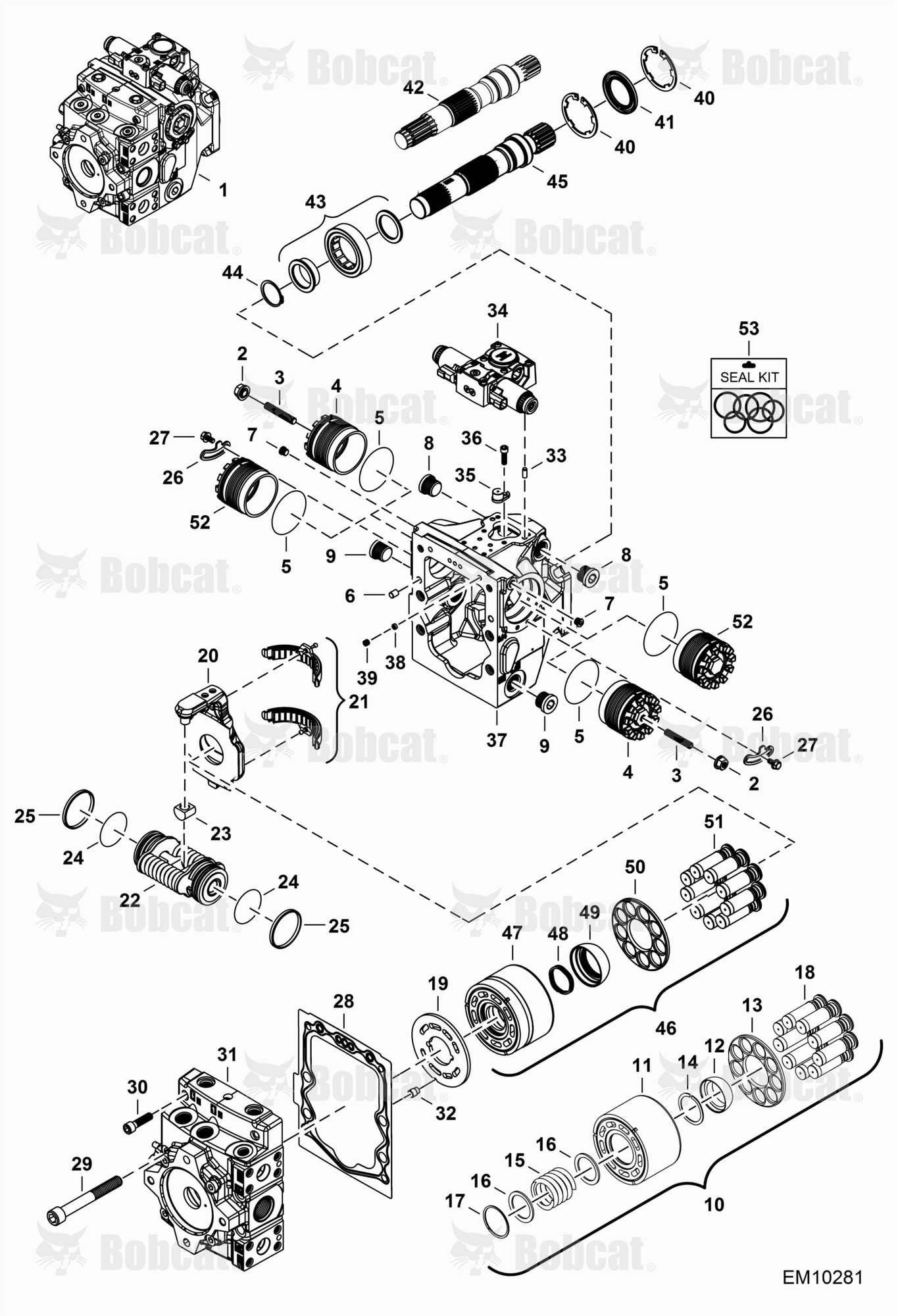 Hydrostatic Pump (Models 83025387 & 83025398)
