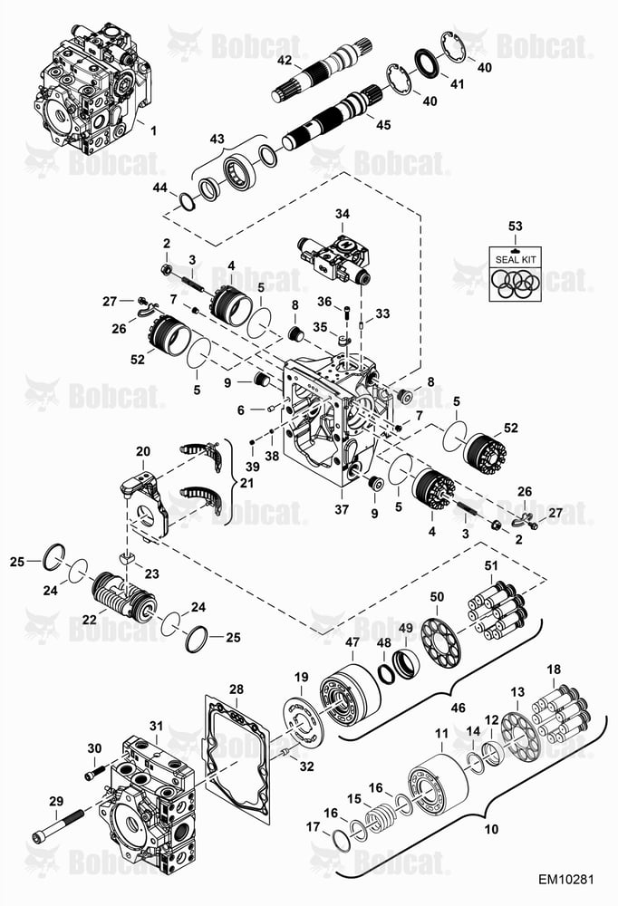 Hydrostatic Pump (Models 83025387 & 83025398)