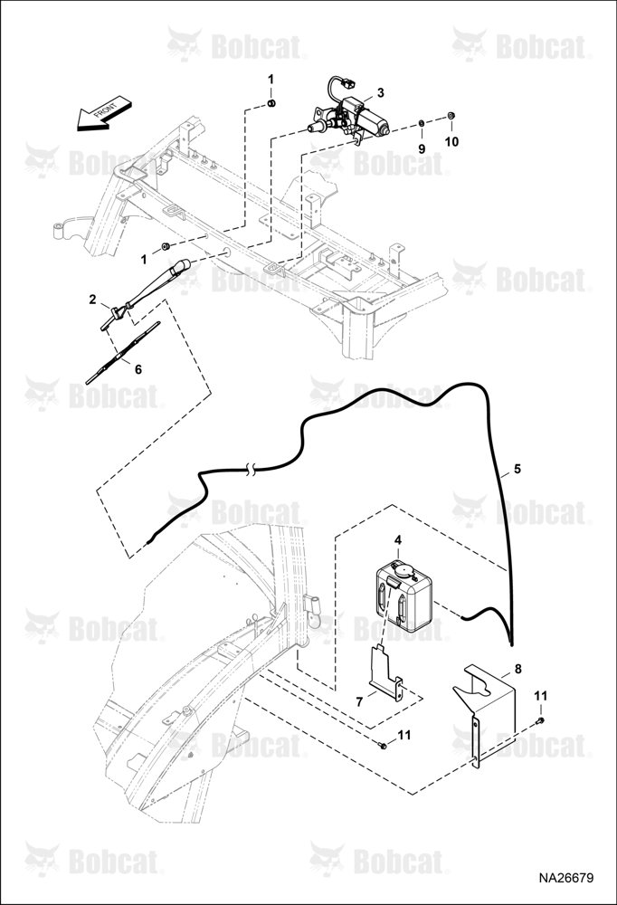 Operator CAB (Front Wiper)