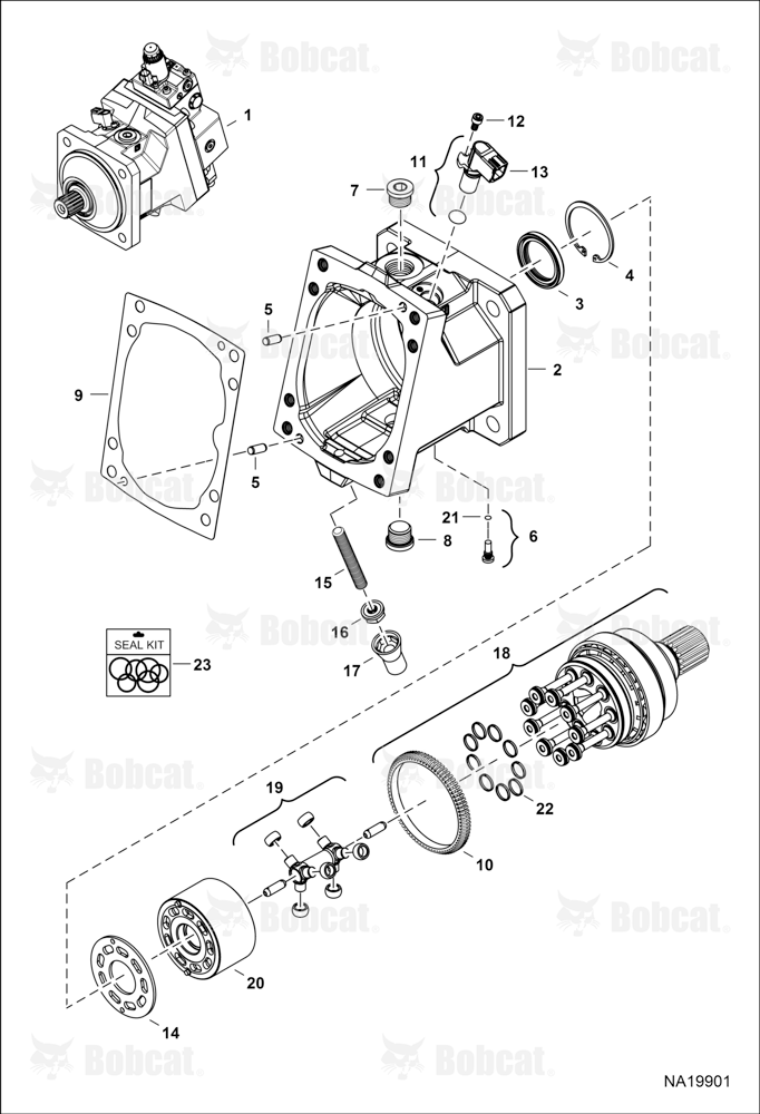 Hydrostatic Motor  B53C11001 - B53C11999