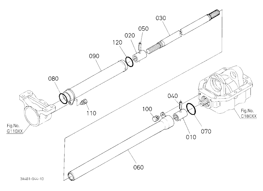 Front Propeller Shaft [Cab Type]