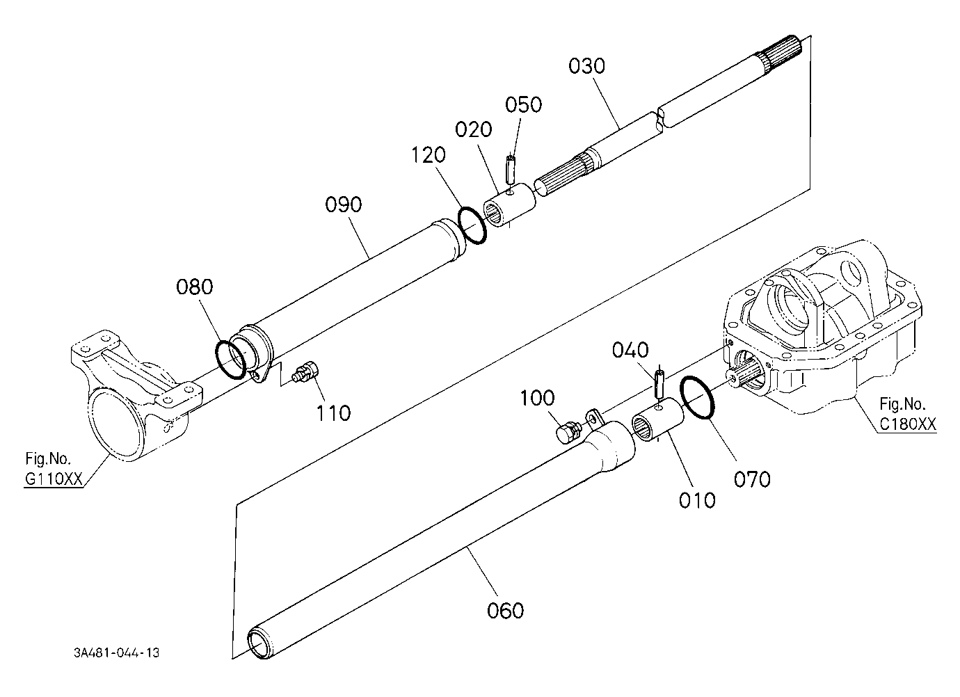 Front Propeller Shaft [Cab Type]