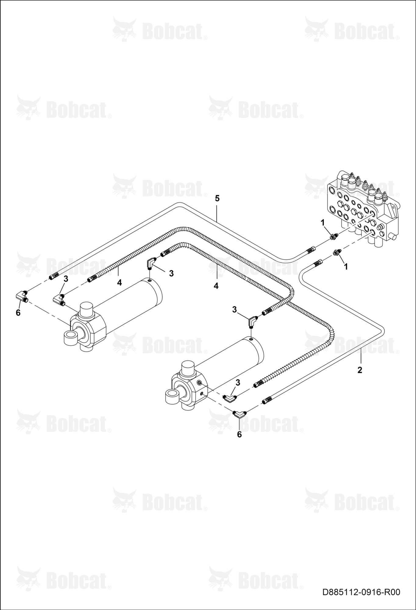 Swing Cylinder Circuit