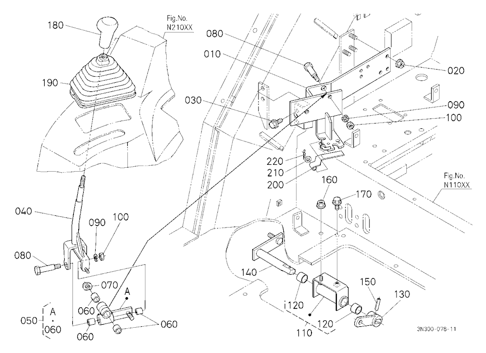 Main Gear Shift Lever [Except Dual Speed Type] [Pr