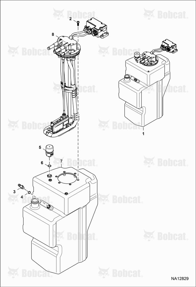Engine & Attaching Parts (SCR System) (Tank) B41A11001 - B41A11028, B41C11001 - B41C16001