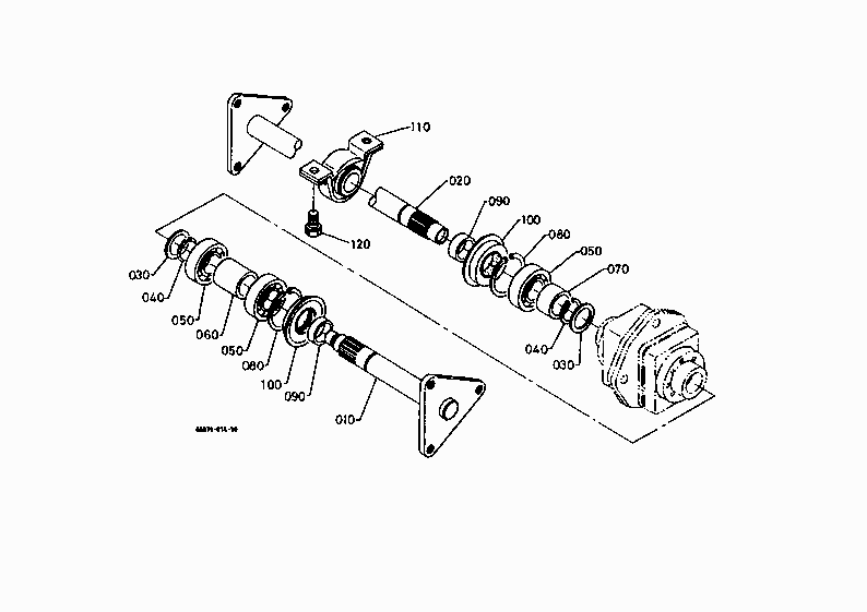 REAR AXLE FLANGE