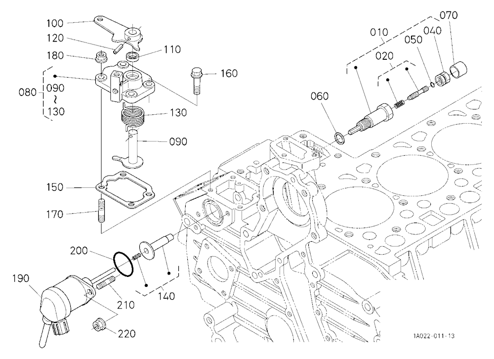 Engine Stop Lever
