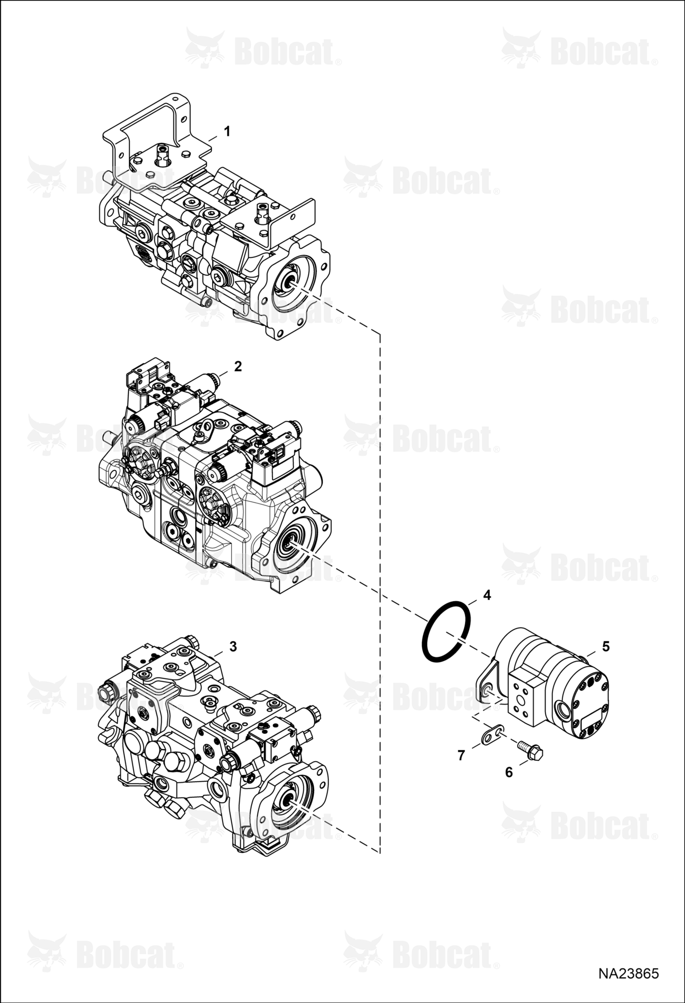Hydrostatic PUMP/GEAR Pump (Identification) (Hydrostatic Manual Pump, SJC A22 Pump & SJC H1 Pump)