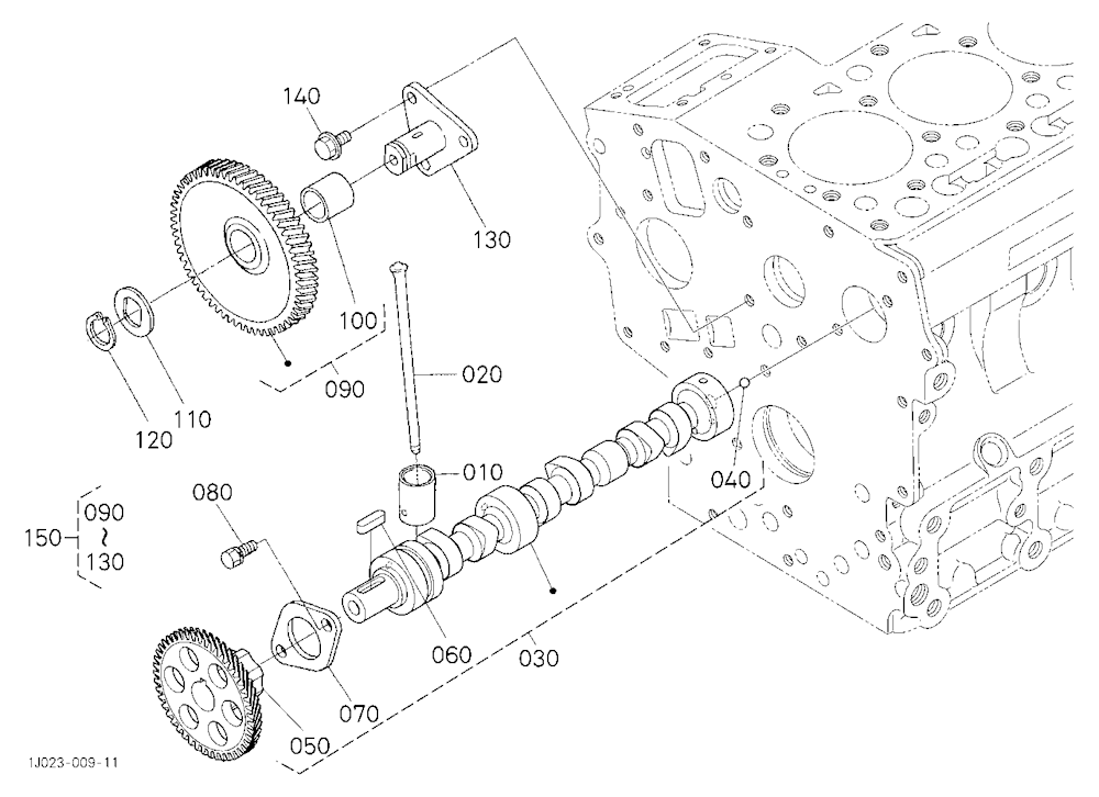 Camshaft And Idle Gear Shaft