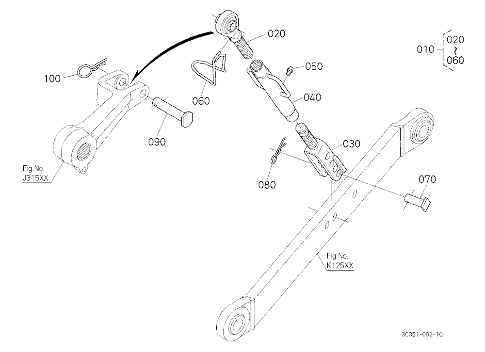Lift Rod Rh