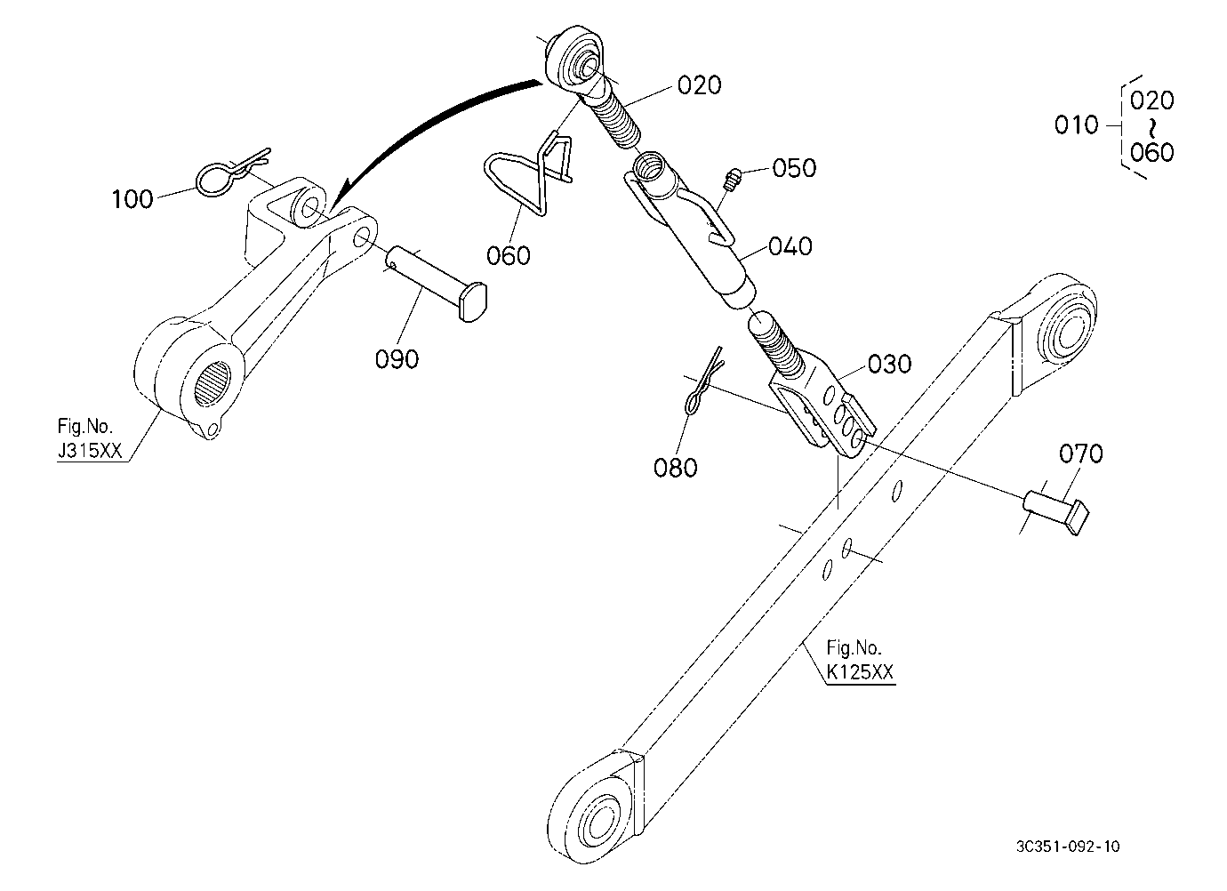 Lift Rod Rh