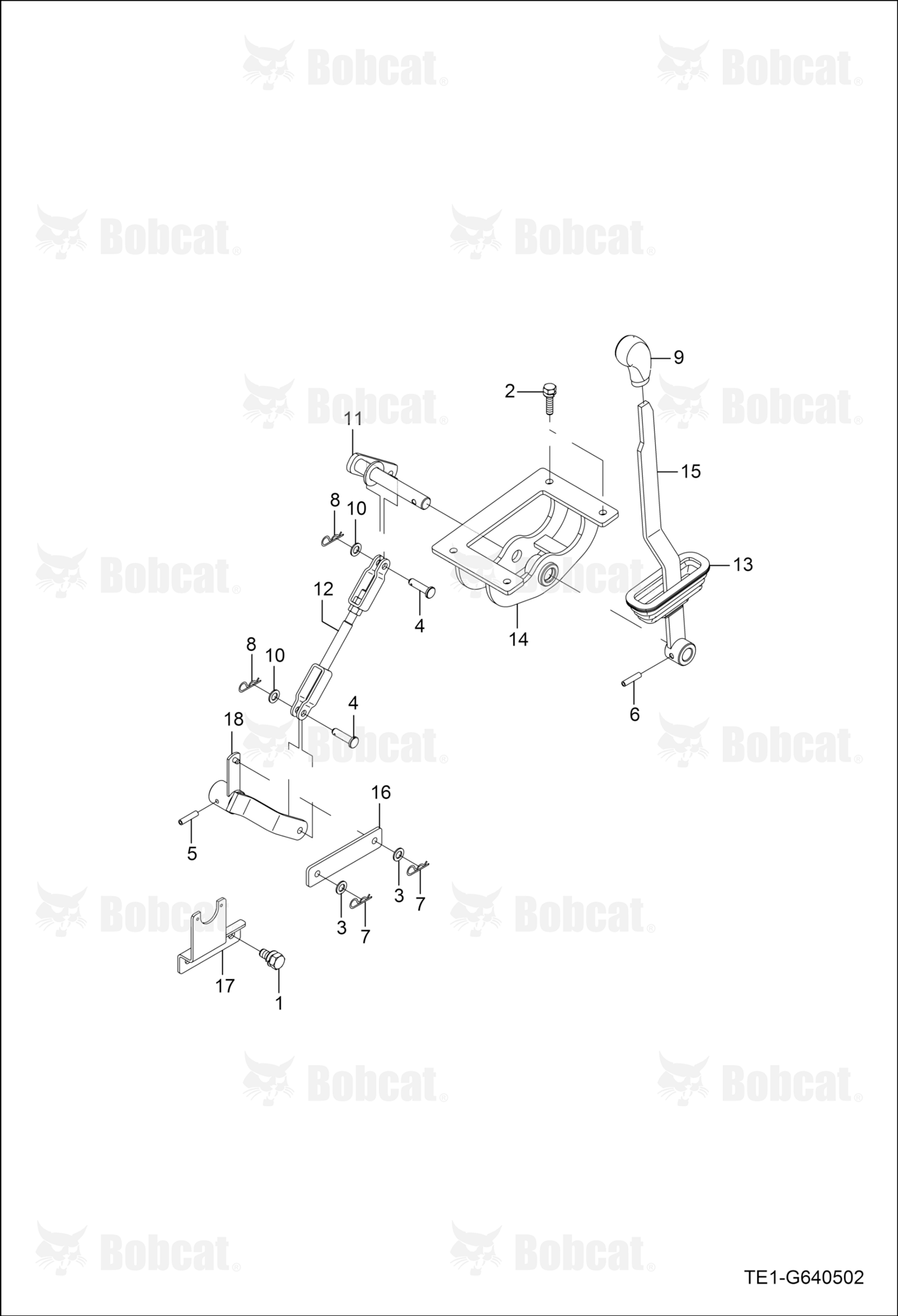 Range Shift Lever Group