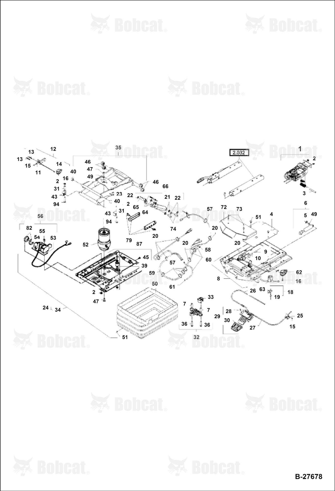 Operator Seat Suspension - Msg 95