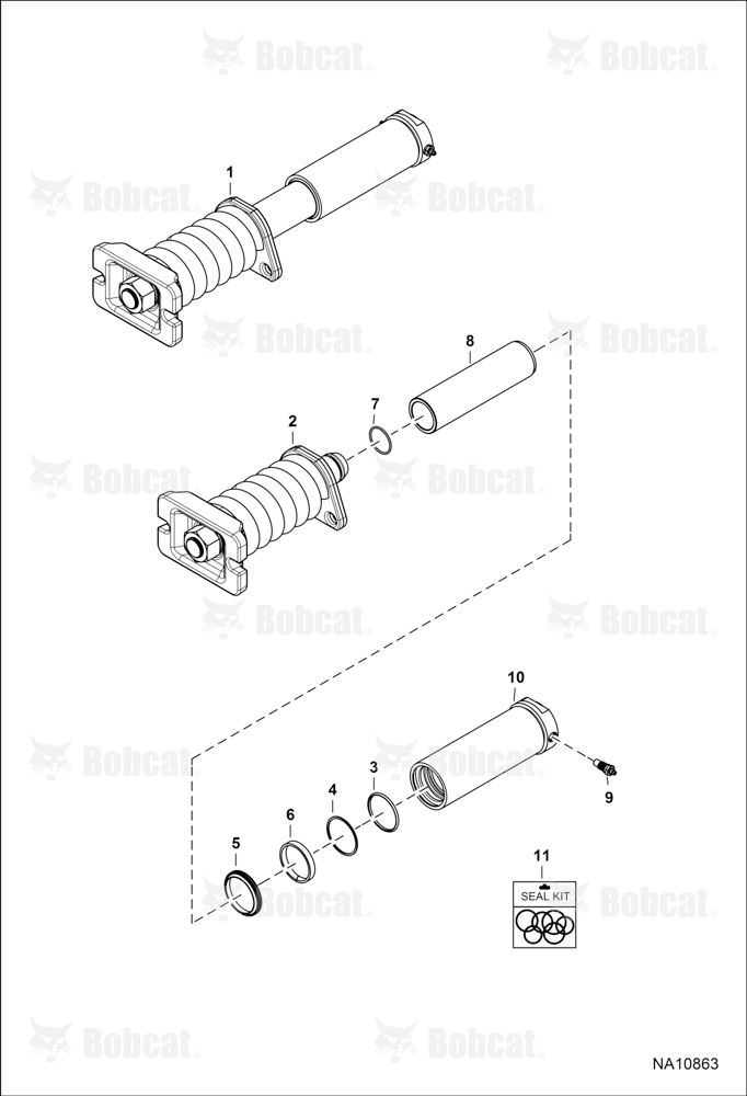 Track Tensioner  B2VV11967 & Above