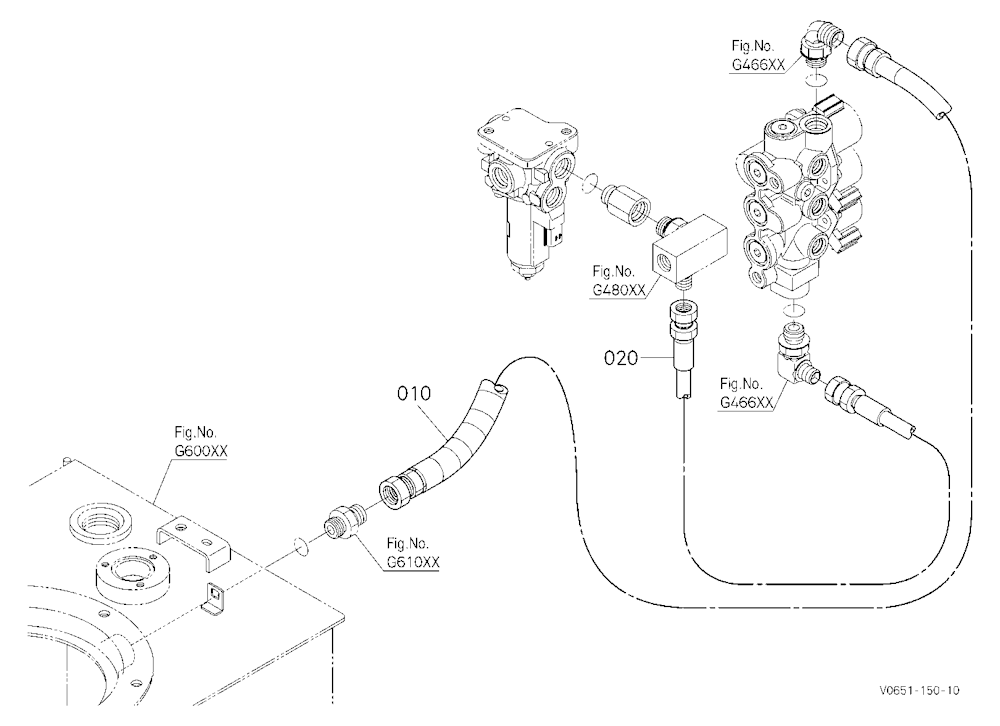 Oil Piping (Third Change Valve)