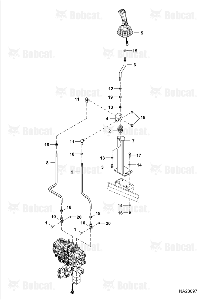 Operator Controls (Loader Lever) (W/Joystick)