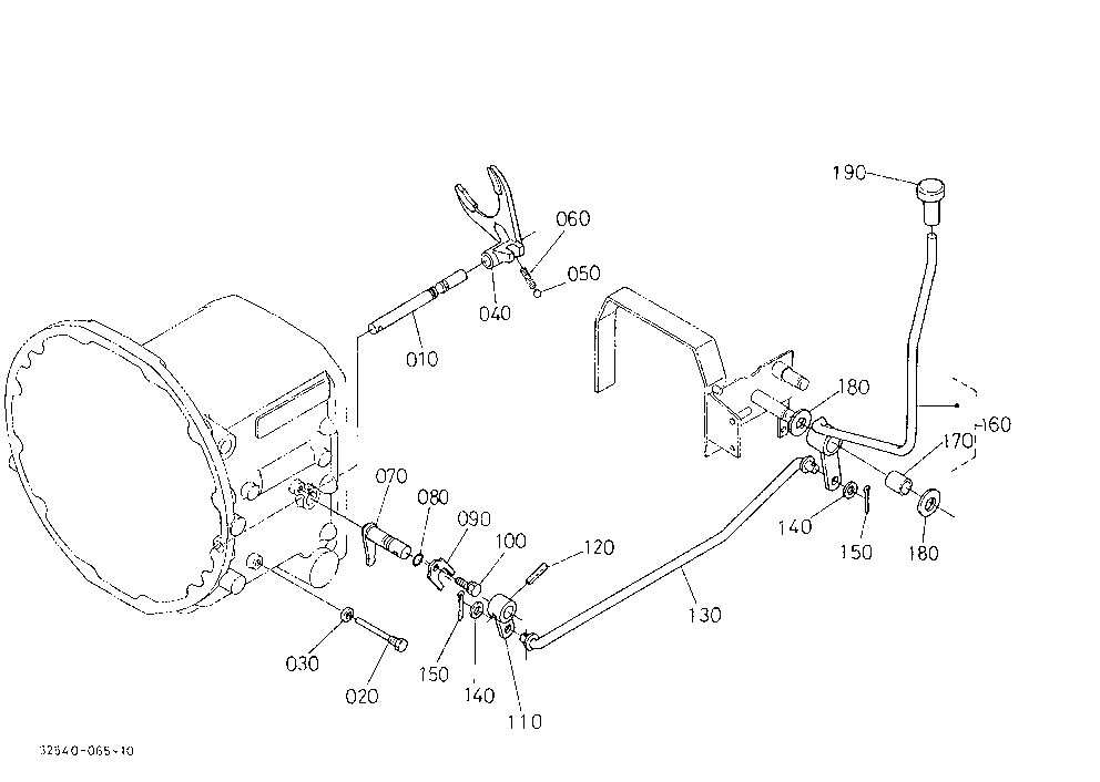 Shuttle Gear Shift Lever (Mdt)