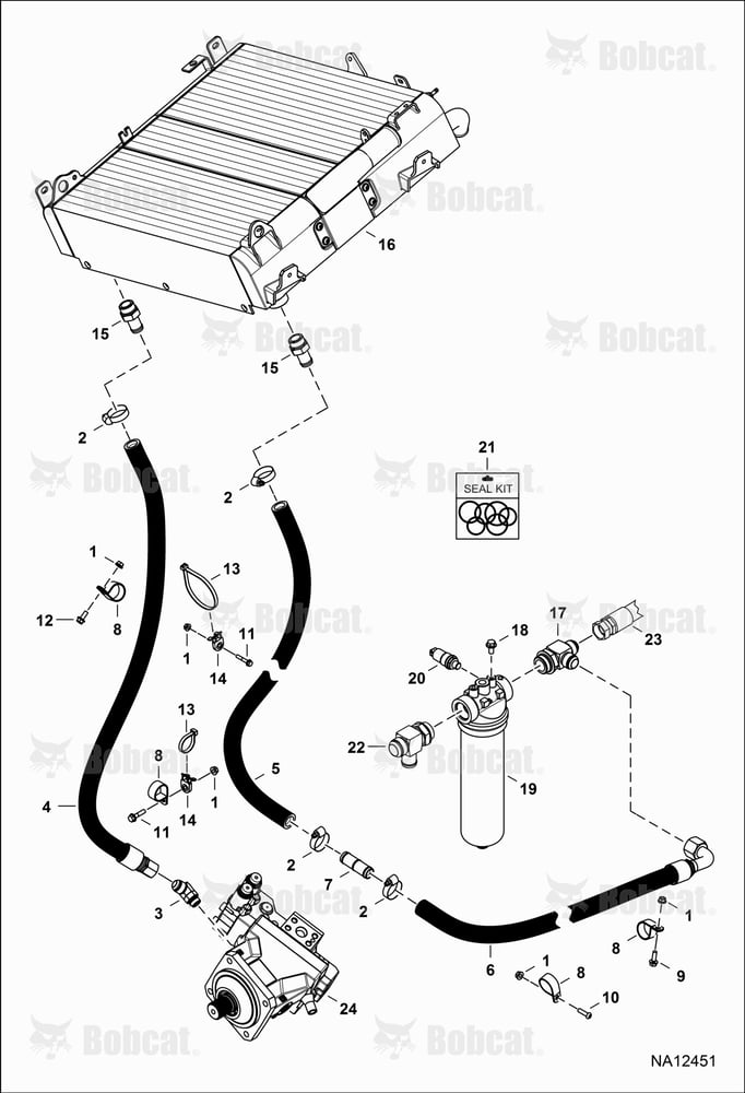 Hydrostatic Circuitry (Oil Cooling & Filtration)