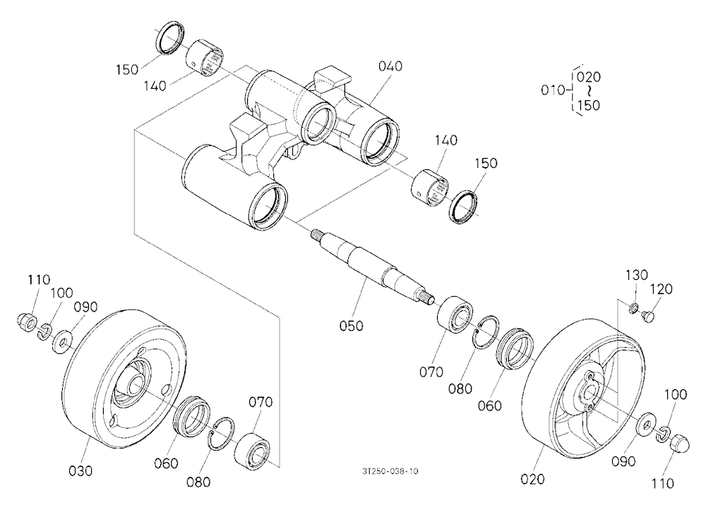 Truck Roller (Power Crawler) [Component Parts]