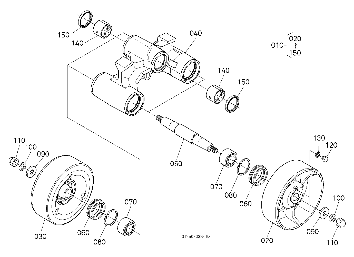 Truck Roller (Power Crawler) [Component Parts]