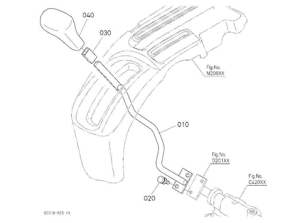 Main Gear Shift Lever