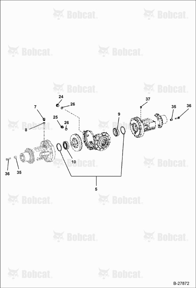 Differential Bearings (Replacement Axle - 5904661981)