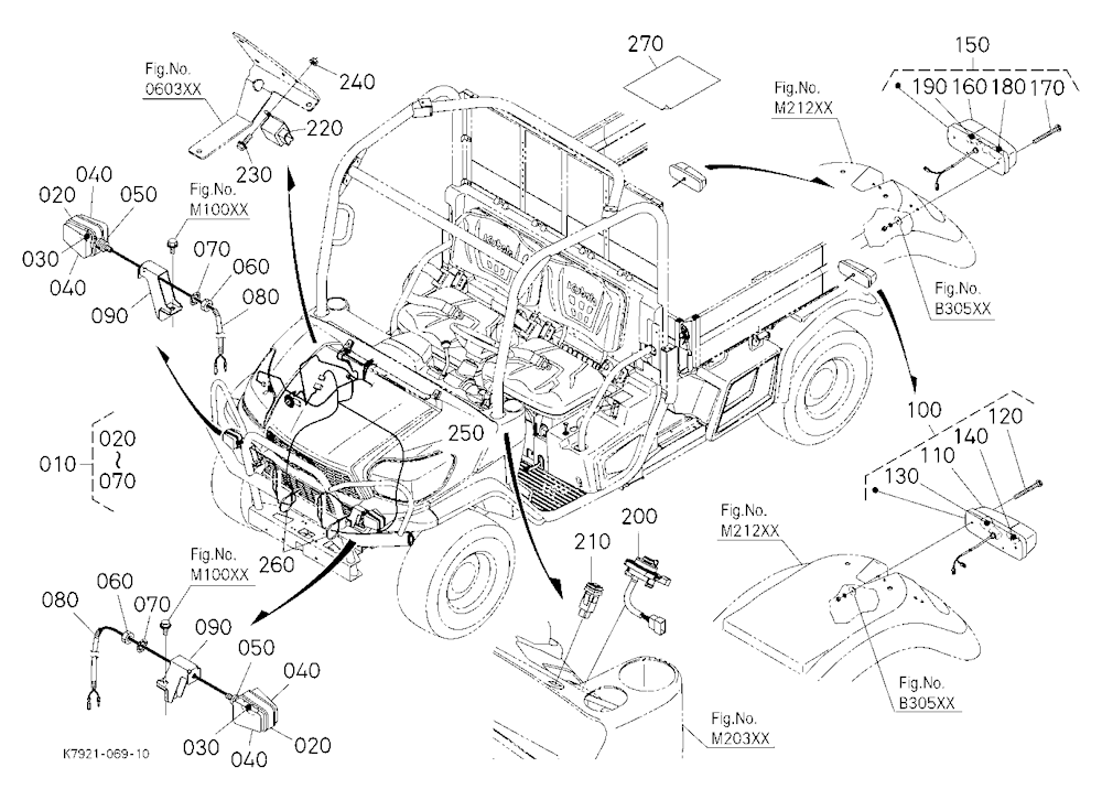 Turn Signal Light Kit (W/G. No. V5237) [Option]