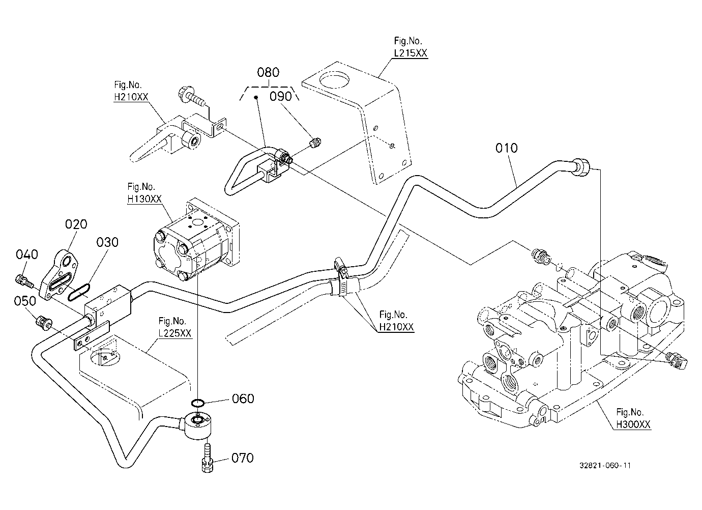 Hydraulic Oil Line(Swing)