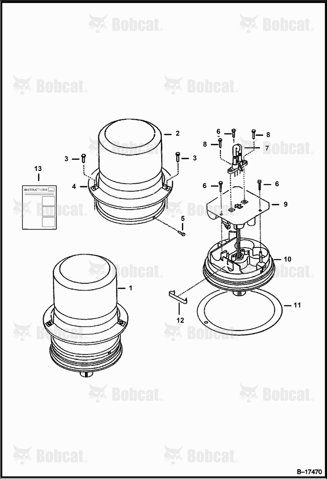 Strobe Light (Amber - 2414 ALW)