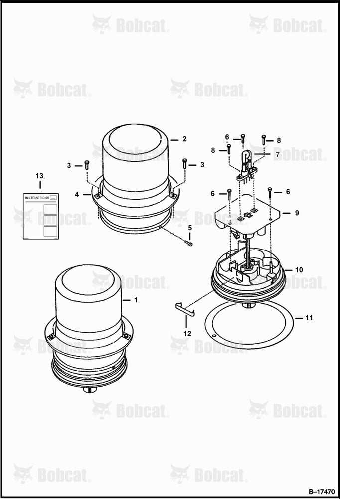 Strobe Light (Amber - 2414ALW)