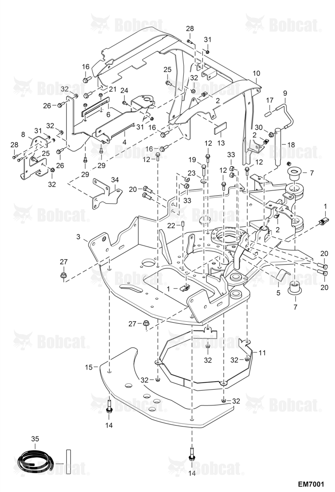 Main Frame (Frame & Brackets)