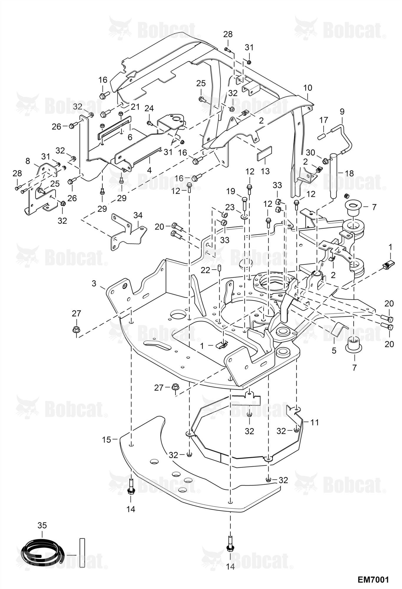 Main Frame (Frame & Brackets)