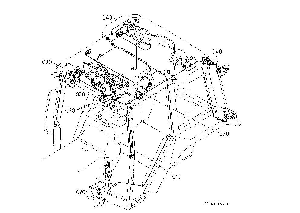 Electrical Wiring (Cab) [A] [Old Type]