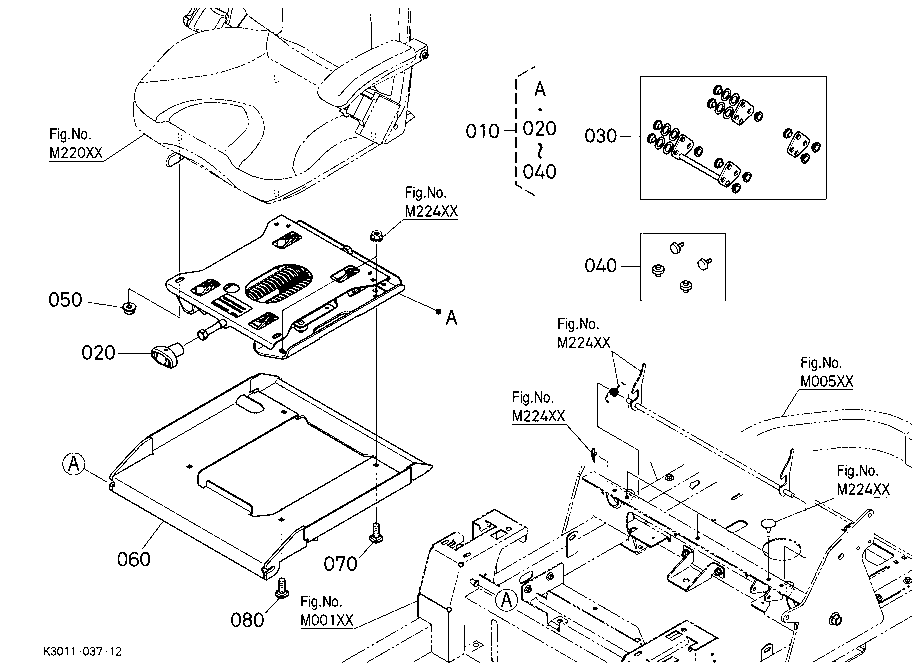 Seat Suspension Kit (W/G.No.Zg1356) [Option]