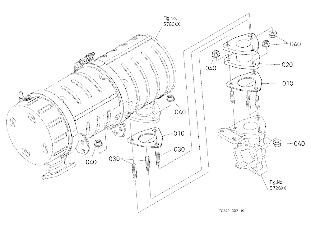 Diesel Particulate Filter Muffler Pipe