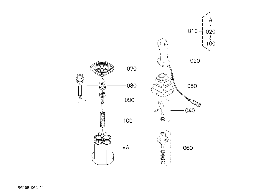 Pilot Valve (Rh) (Component Parts)
