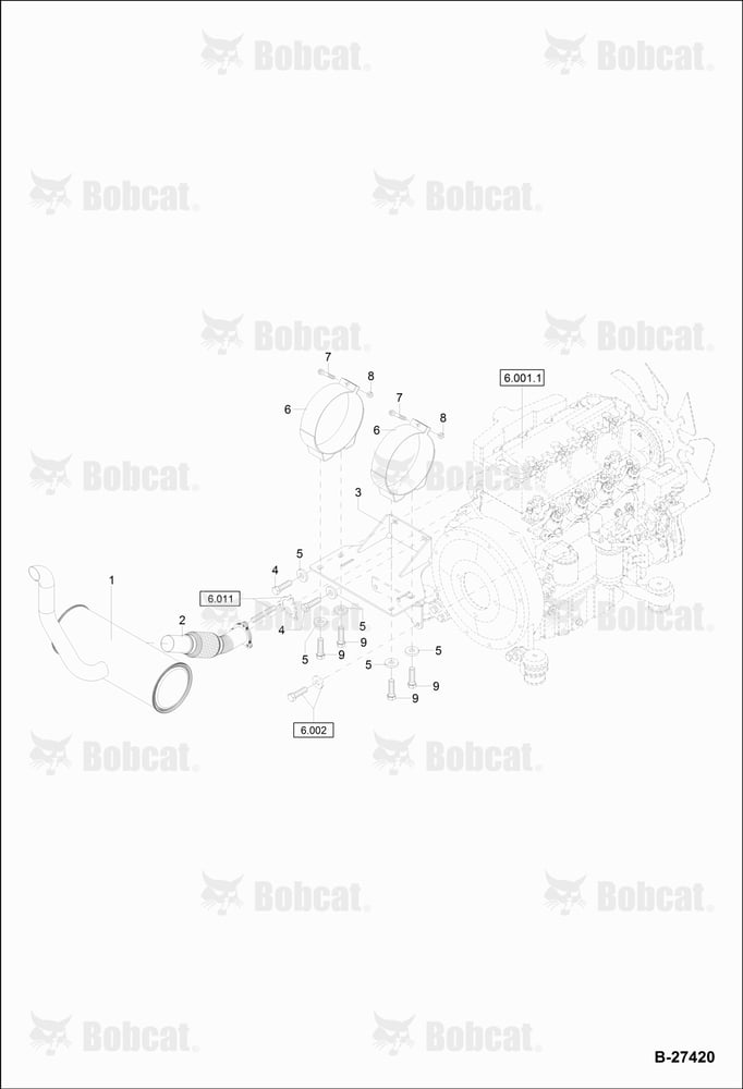Exhaust (Engine S/N XXXX/2695 & Above)