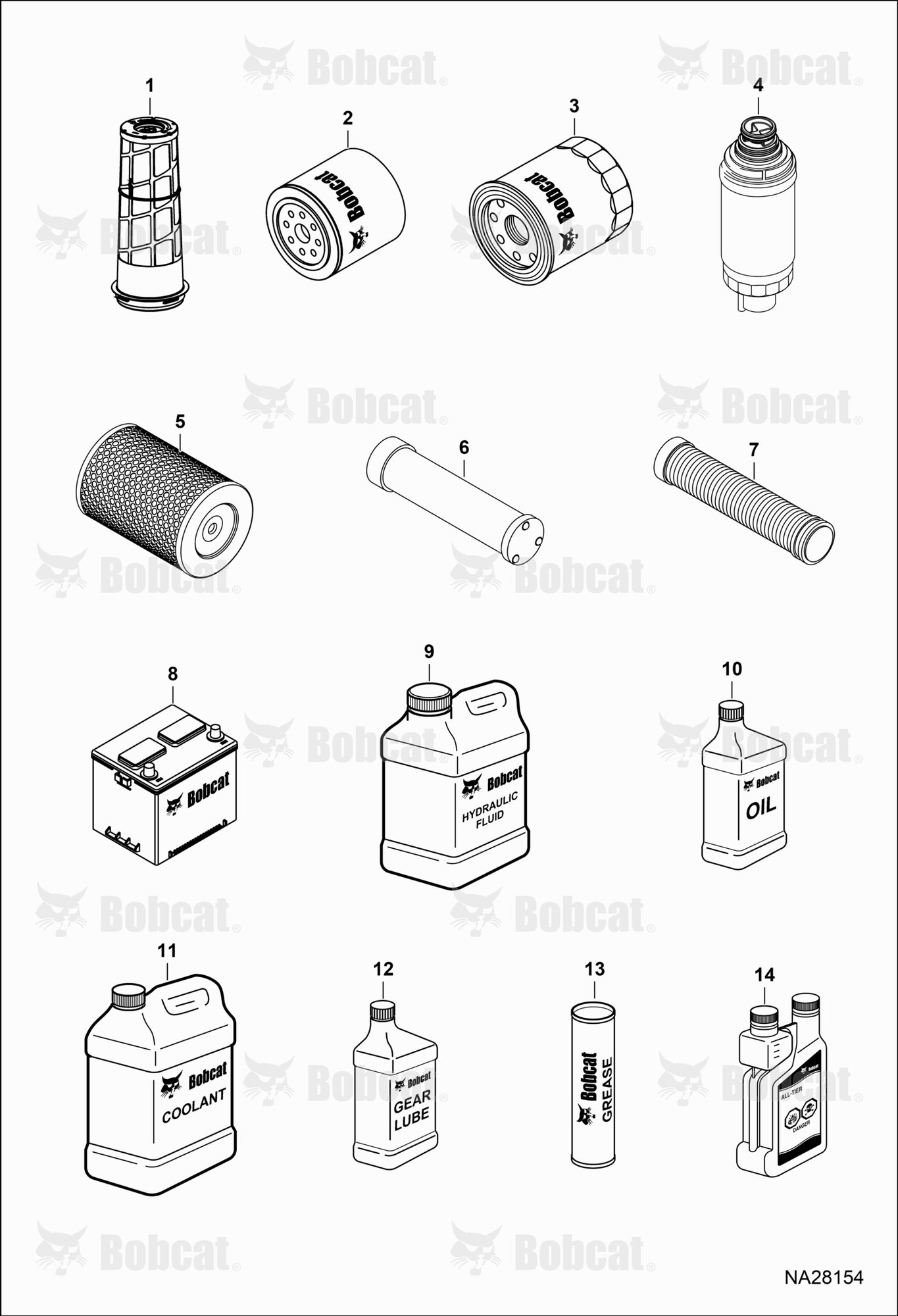 Maintenance Items (Service Parts)