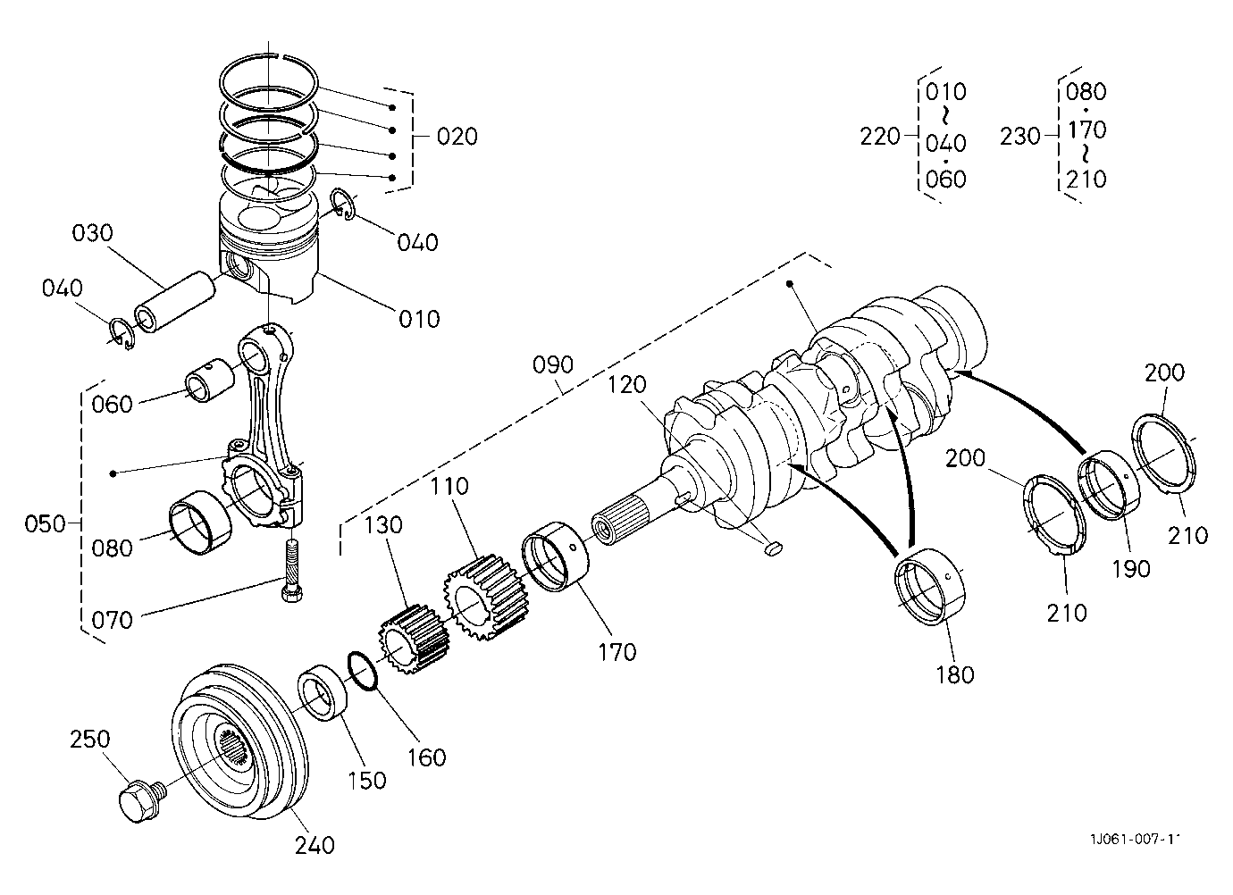 Piston And Crankshaft
