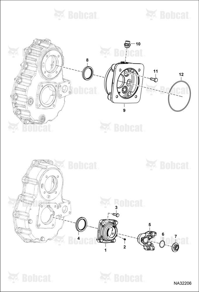 Rear Axle (Input Motor Housing & Output Motor Side)  B5Y413001 & Above